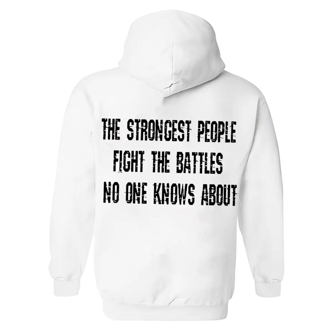 The Strongest People Printed Men's Hoodie