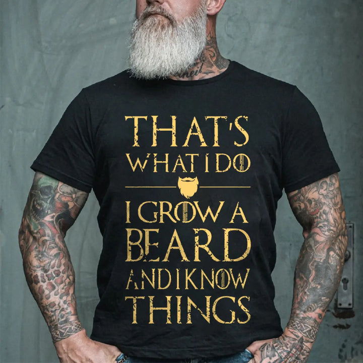 Viking That's What I Do Printed Men's T-shirt