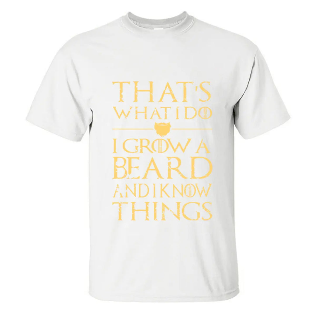 Viking That's What I Do Printed Men's T-shirt Image - 7