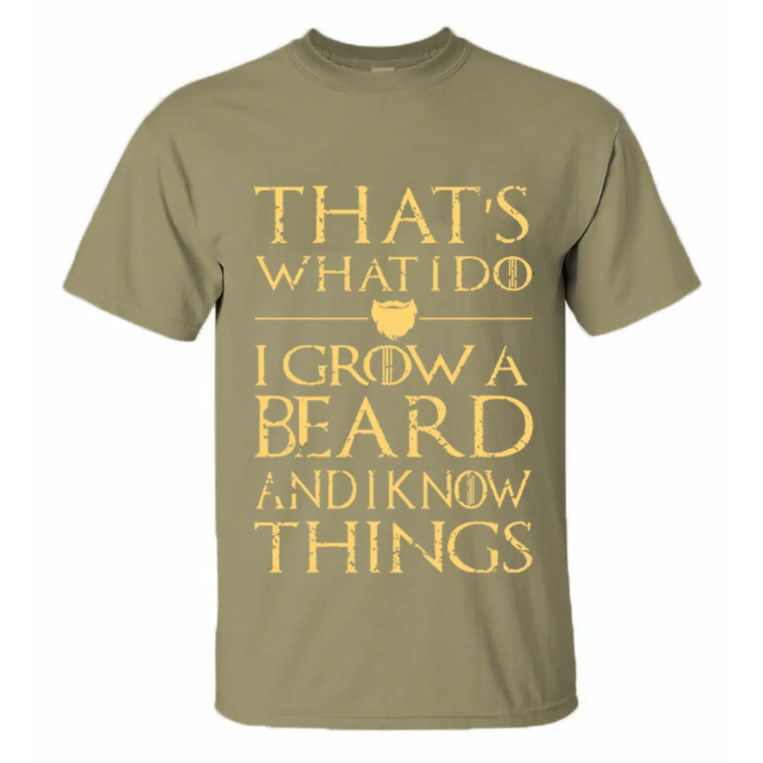 Viking That's What I Do Printed Men's T-shirt Image - 8