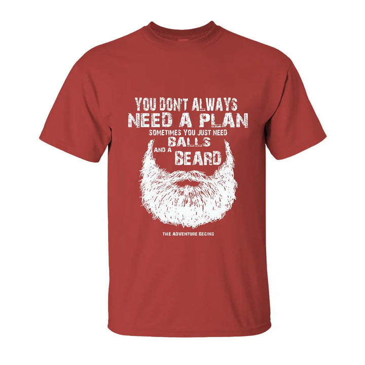 Viking You Don't Always Printed Men's T-shirt Image - 7