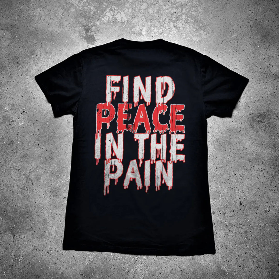 Find Peace In The Pain Printed Men's T-shirt