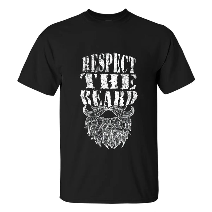 Viking Respect The Beard Printed Men's T-shirt