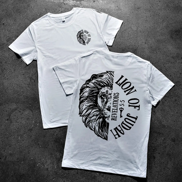 Lion Of Judah Printed Men's T-shirt