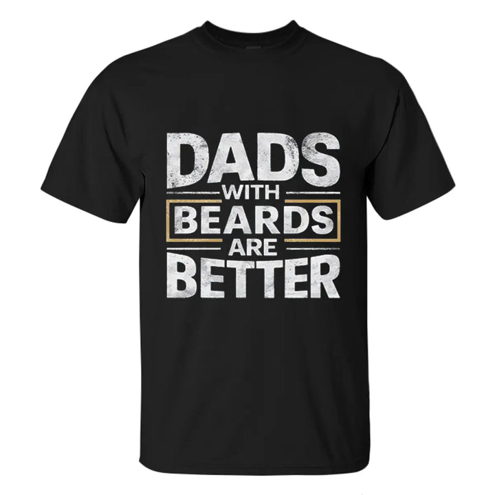 Viking Dads With Beards Are Better Printed Men's T-shirt