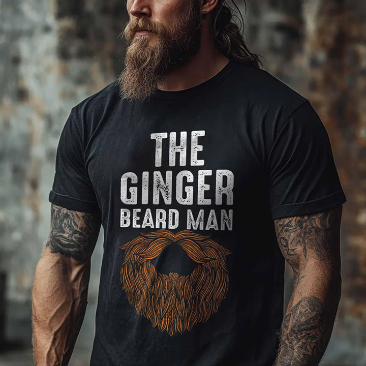 Viking The Ginger Beard Man Printed Men's T-shirt