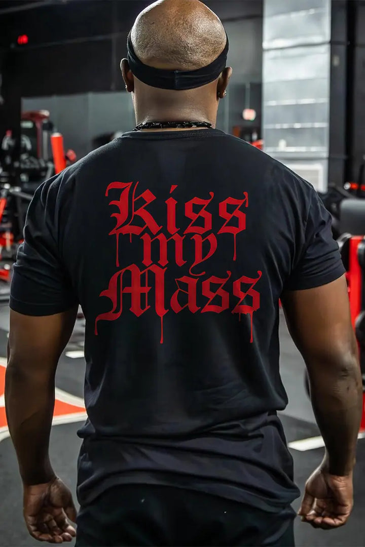 Kiss My Mass Printed Men's T-shirt