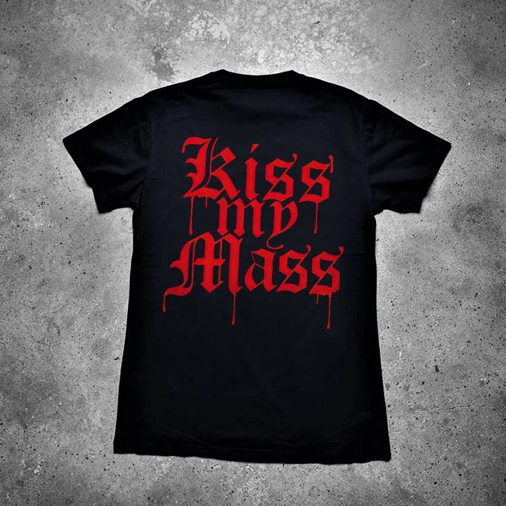 Kiss My Mass Printed Men's T-shirt