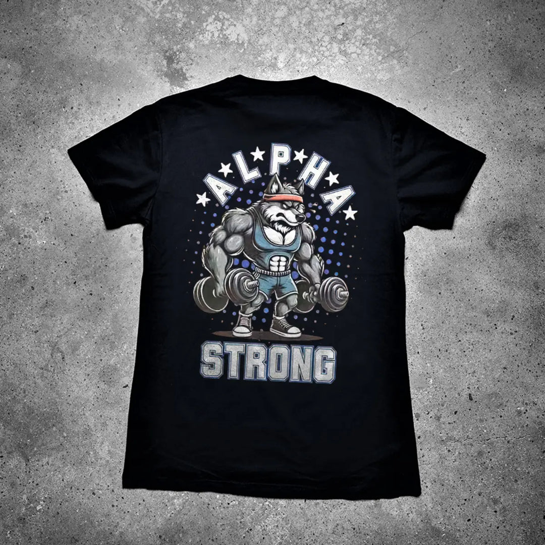 Alpha Strong Printed Men's T-shirt