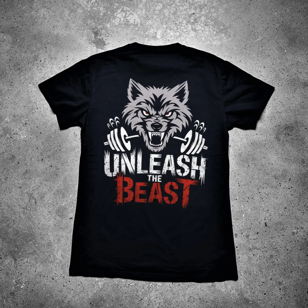 Unleash The Beast Printed Men's T-shirt