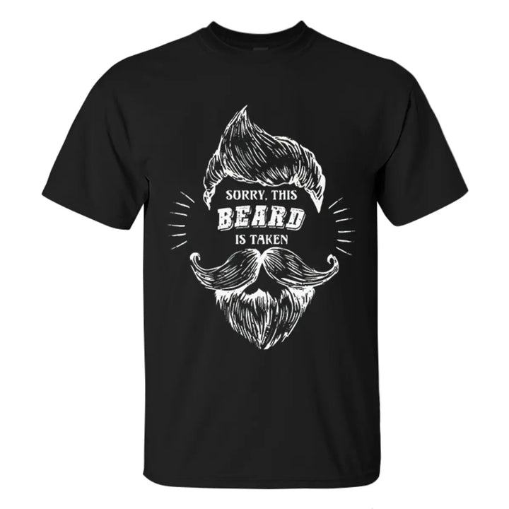 Viking Sorry, This Beard Is Taken Printed Men's T-shirt