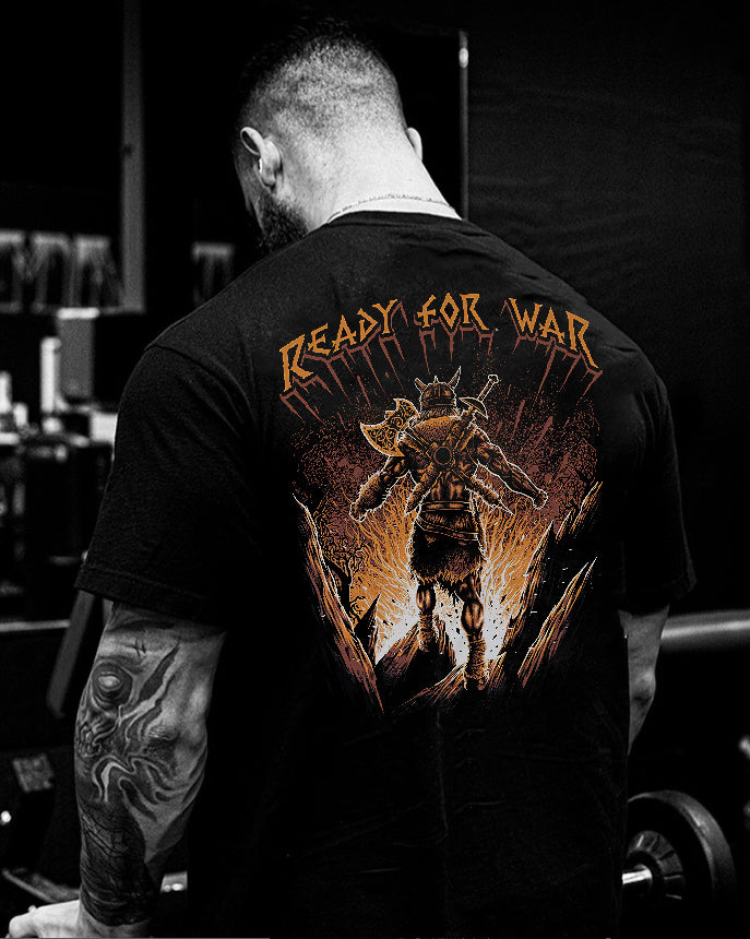 Ready For War Printed Men's T-shirt