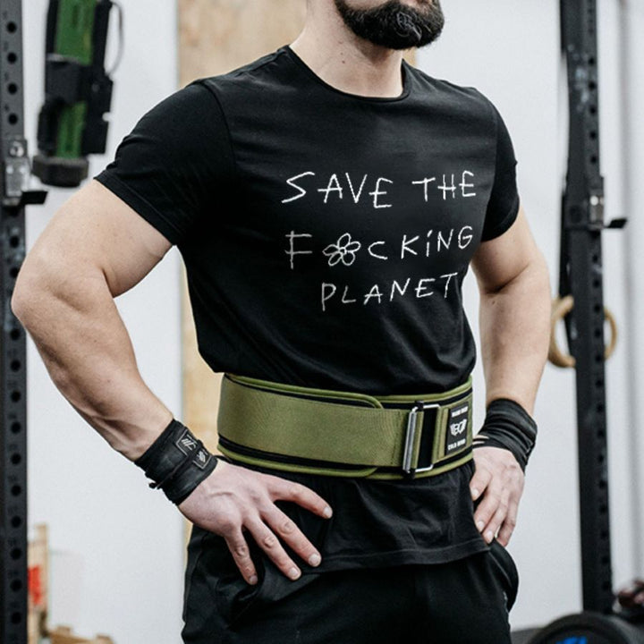 Save The F*cking Planet Printed Men's T-shirt