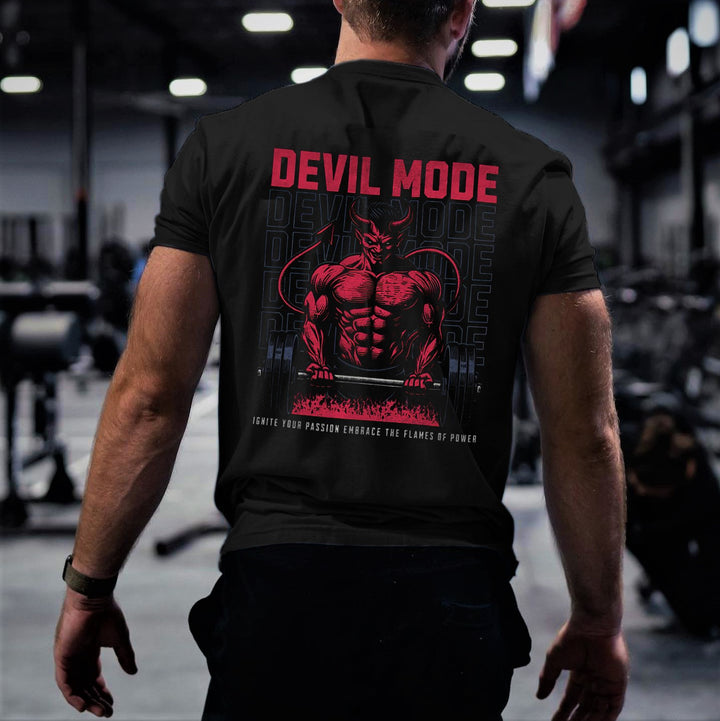 Devil Mode Printed Men's T-shirt