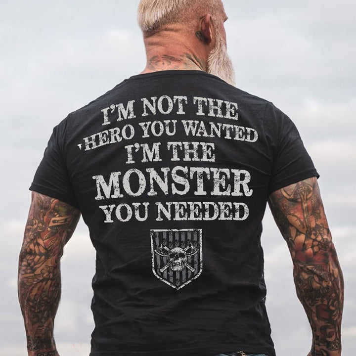 Vikings Monster You Needed Printed Men's T-shirt