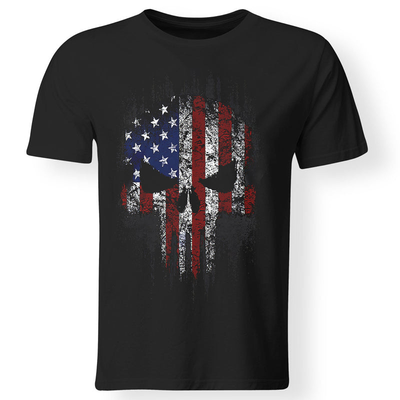 Flag skull Printed Men's T-shirt