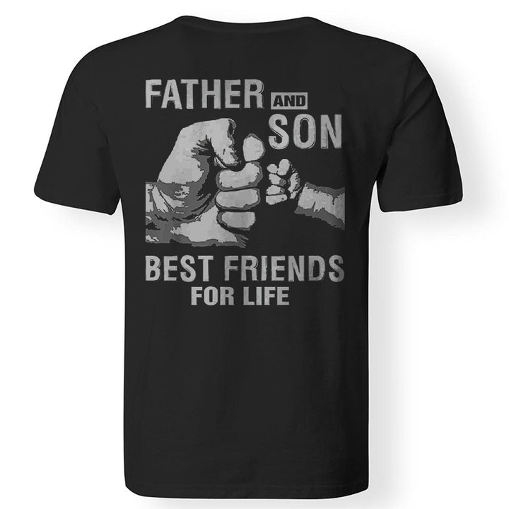 Father And Son Best Friends For Life Printed Men's T-shirt Sold Out