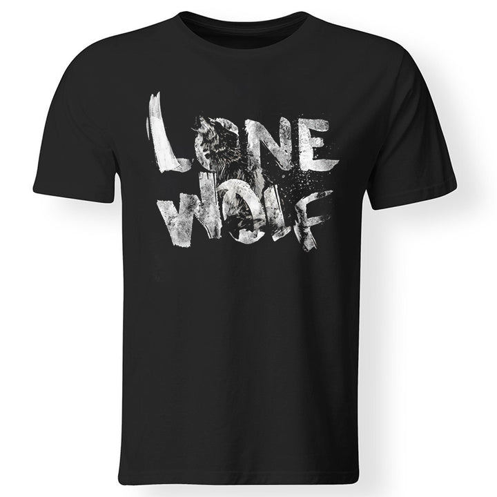 Lone Wolf's Howling Printed Men's T-shirt