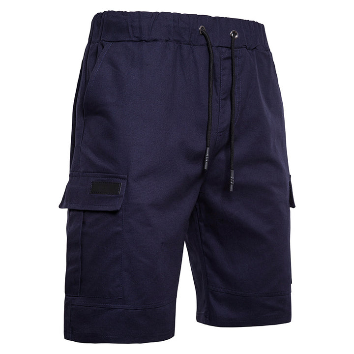 Men's Outdoor Loose Drawstring Sports Shorts With Side Pockets