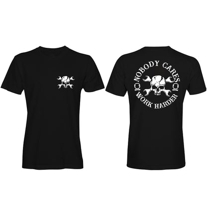 Skull Nobody Cares Work Harder T-shirt Sold Out