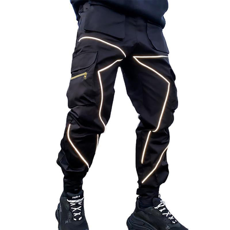 Fashion Men's Multi-pockets Loose Casual Pants