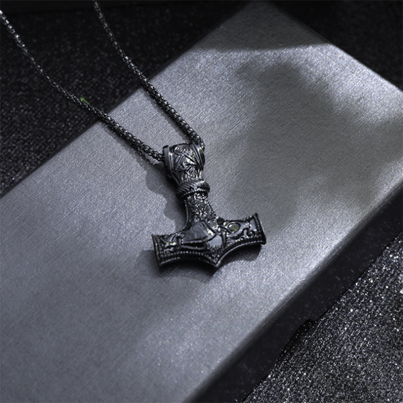 Goat Thor's Hammer Pendant All-match Necklace