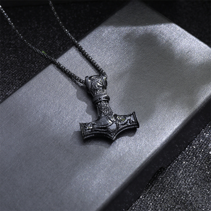 Goat Thor's Hammer Pendant All-match Necklace