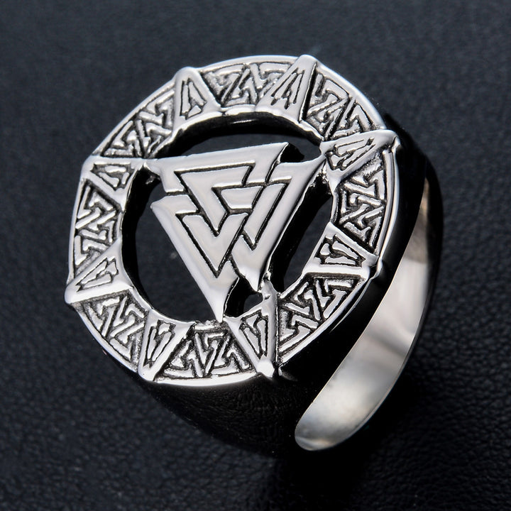 Odin Symbol Men's Casual All-match Ring