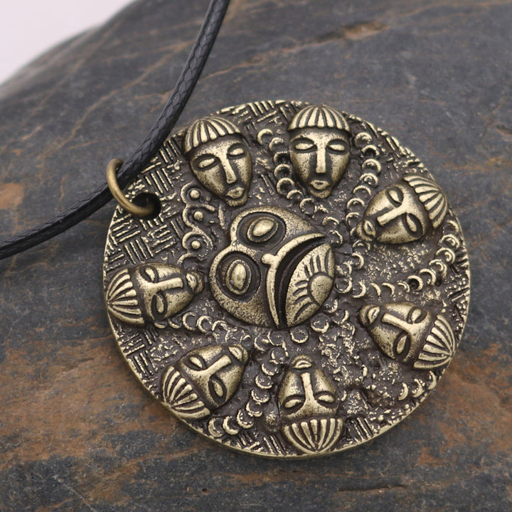 Viking Ogma Medallion Men's Casual Necklace