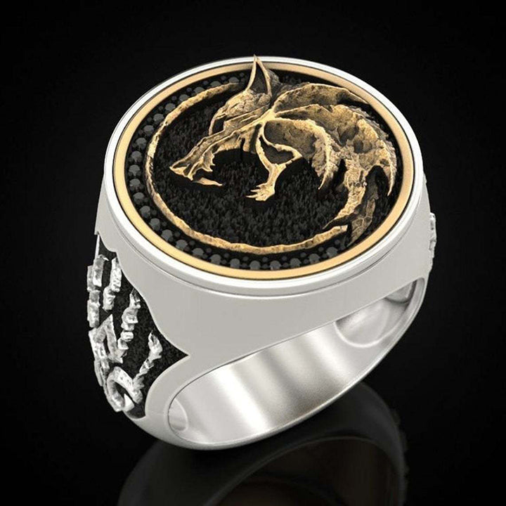 Hunter Wolf Claw Ring Vintage Men's Ring