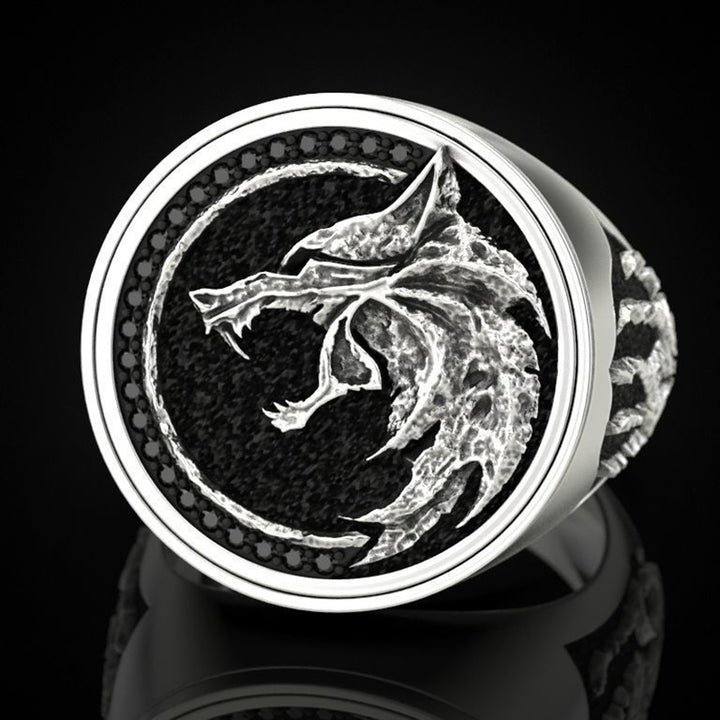 Hunter Wolf Claw Ring Vintage Men's Ring