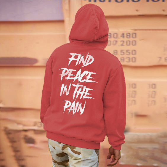 Find Peace In The Rain Men's Hoodie