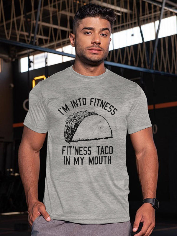 I'm Into Fitness Printed Men's T-shirt