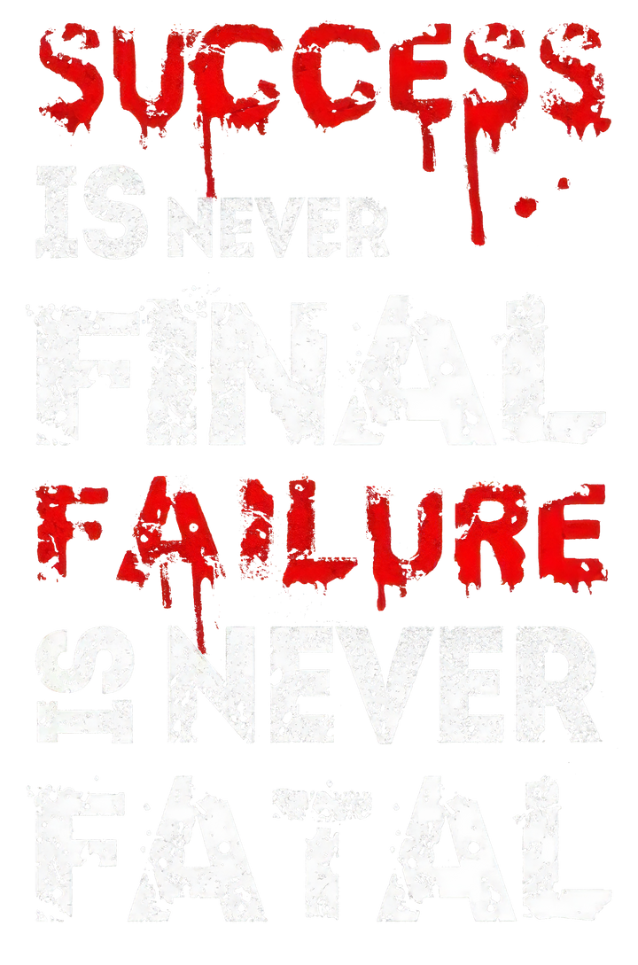 Success Is Never Final Printed Men's Casual T-Shirt