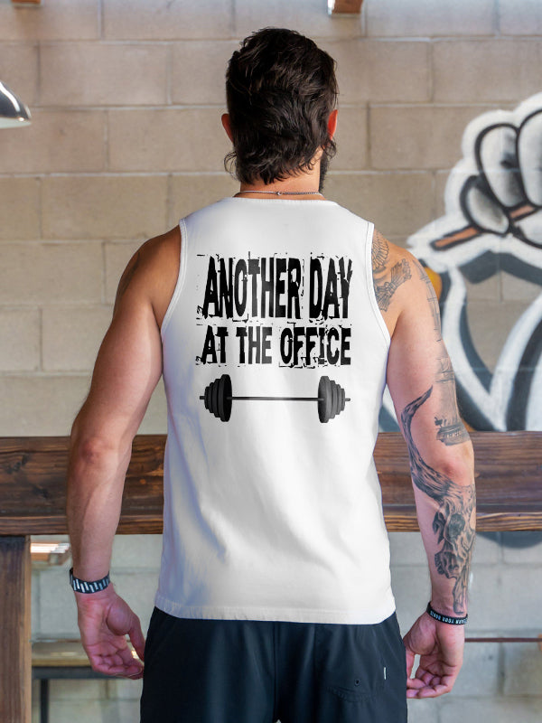 Another Day At The Office Printed Vest