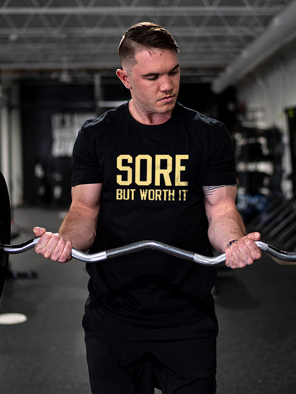 Sore But Worth It Printed Men's T-shirt