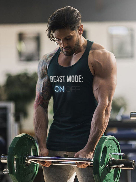 Beast Mode: On Printed Men's Vest
