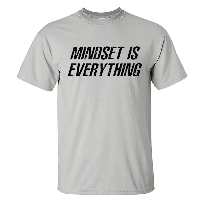 Mindset Is Everything Printed Men's T-shirt