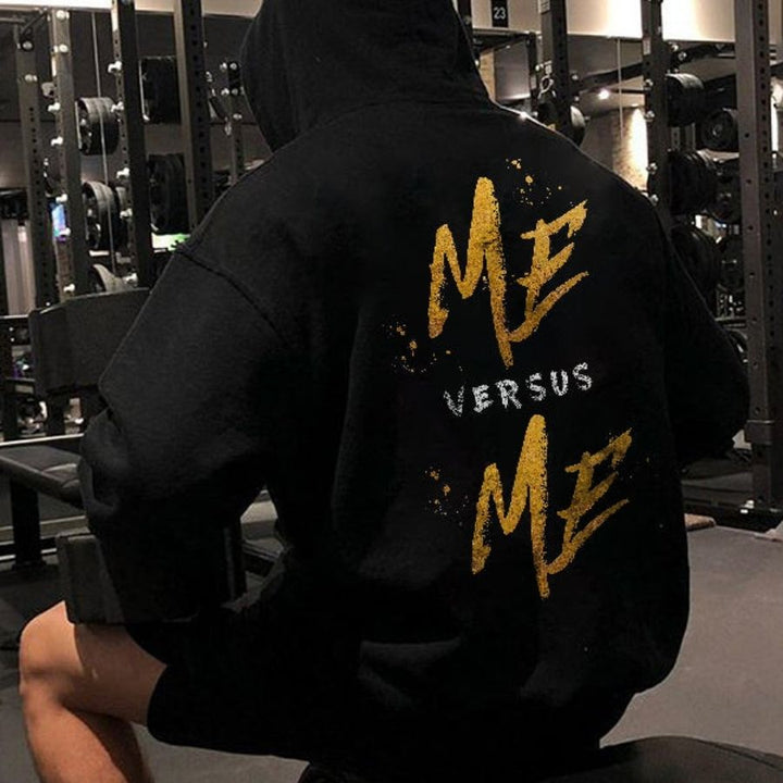 Me Versus Me Printed Men's Hoodie